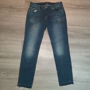 Lucky Brand Lolita Crop Raw Hem Skinny Jeans